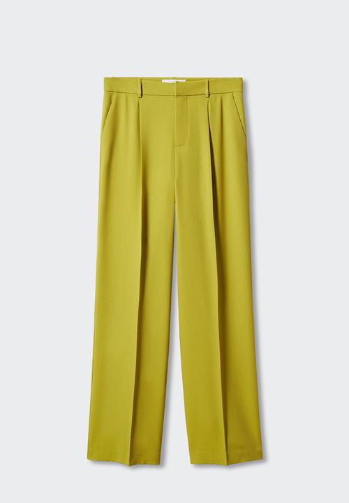 MANGO - Trousers paul - green