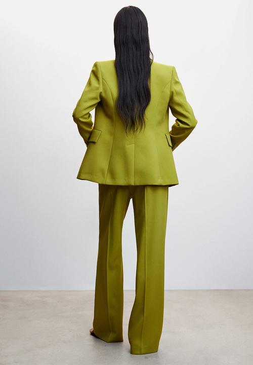MANGO - Trousers paul - green