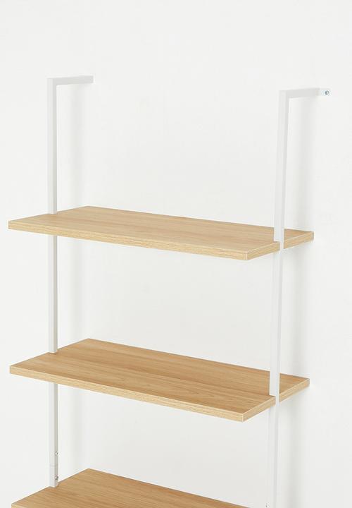 Sixth Floor - Harper 5 shelf unit - white