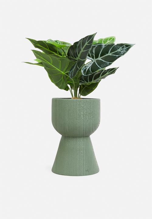 Present Time - Plant pot tam tam large - jungle green