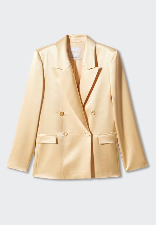 MANGO - Blazer nico - light pastel yellow 
