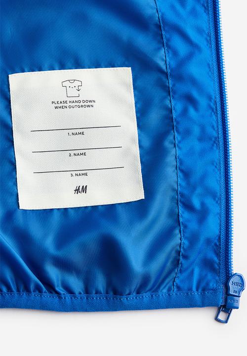 H&M - Print-motif windbreaker - bright blue sonic the hedgehog