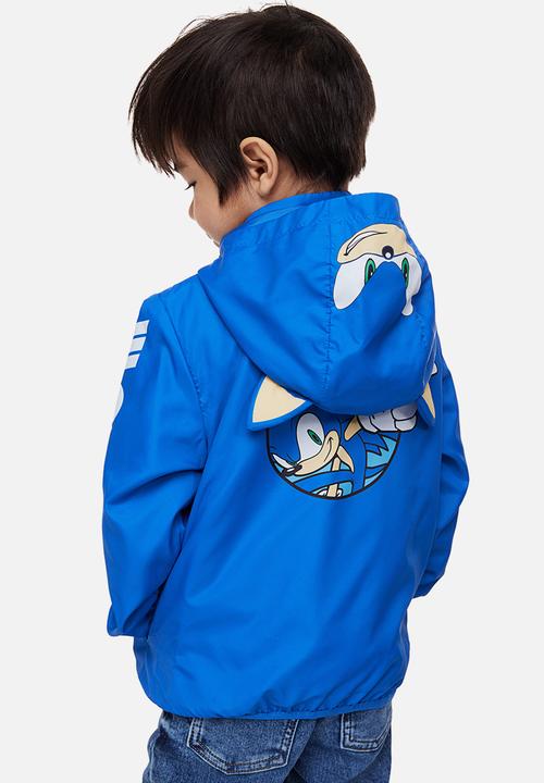 H&M - Print-motif windbreaker - bright blue sonic the hedgehog