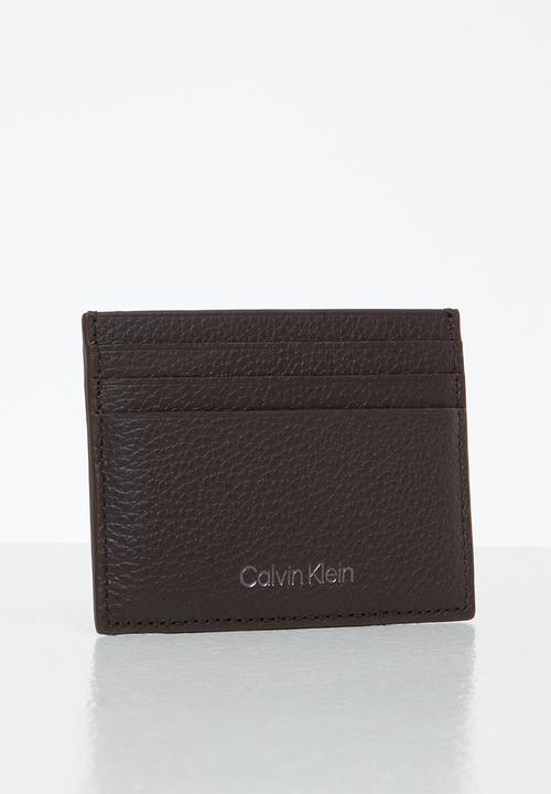 Calvin Klein - Warmth cardholder 6cc - dark brown