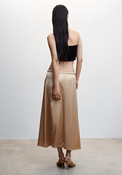 MANGO - Skirt erin - light beige