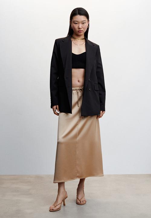 MANGO - Skirt erin - light beige