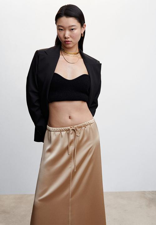 MANGO - Skirt erin - light beige