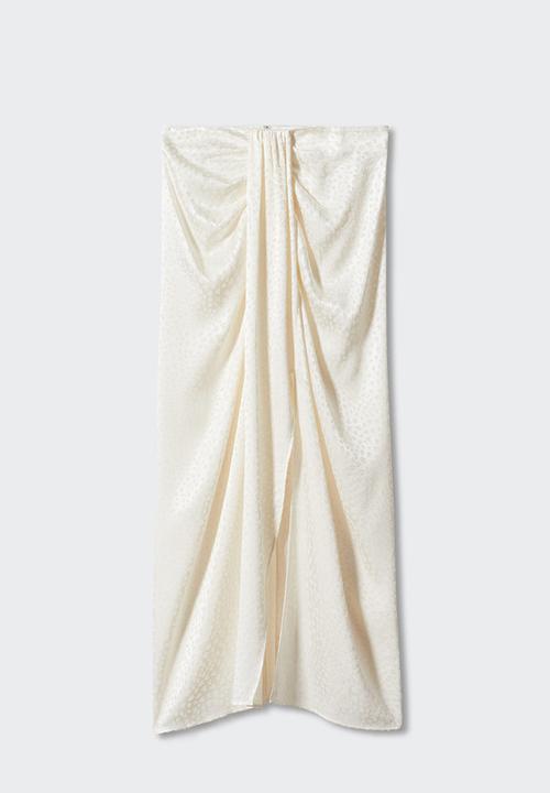 MANGO - Skirt sky - light beige