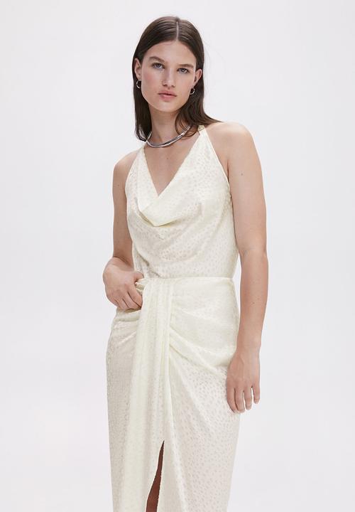 MANGO - Skirt sky - light beige
