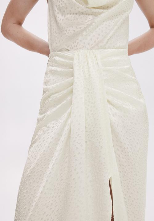 MANGO - Skirt sky - light beige