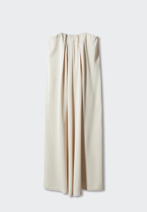 MANGO - Dress dumplin - light beige