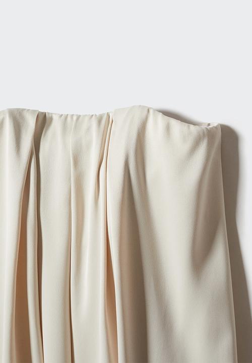 MANGO - Dress dumplin - light beige