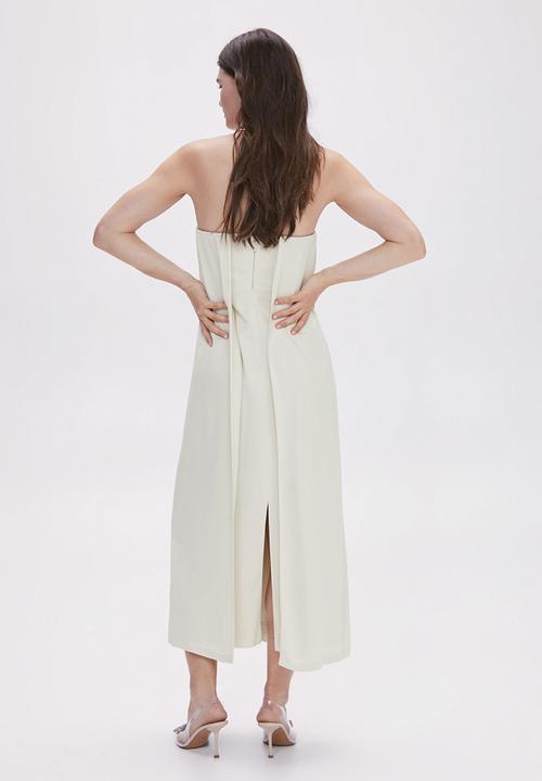 MANGO - Dress dumplin - light beige