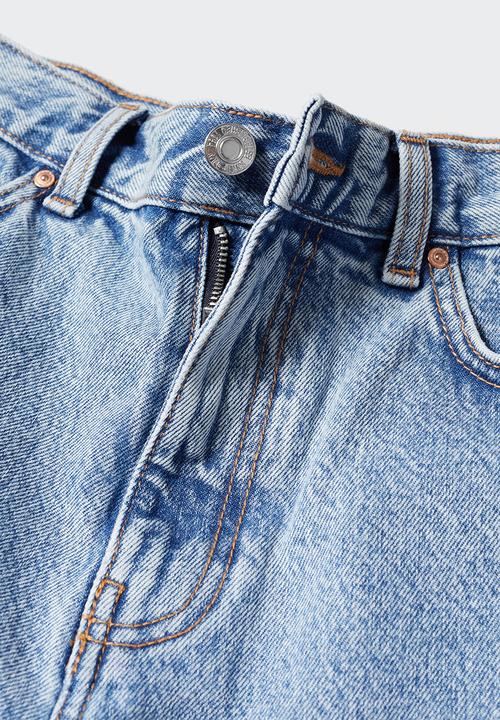 MANGO - Shorts zoe - open blue