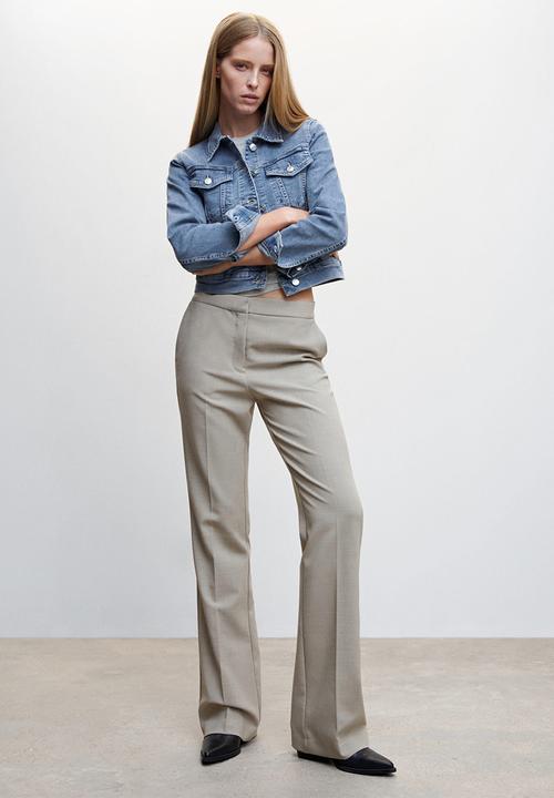 MANGO - Jacket vicky - open blue