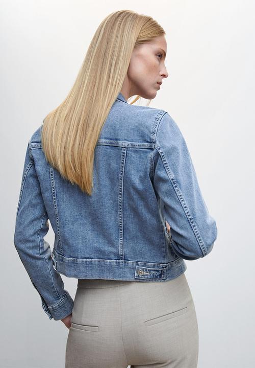 MANGO - Jacket vicky - open blue