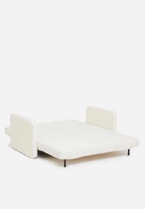 SF Collection - Santiago double sofa bed - white boucle