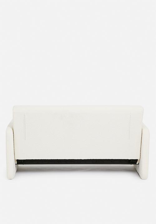 SF Collection - Santiago double sofa bed - white boucle