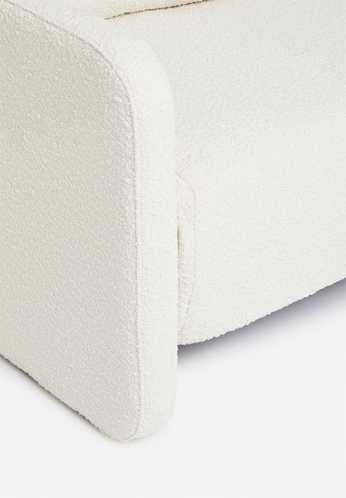 SF Collection - Santiago double sofa bed - white boucle