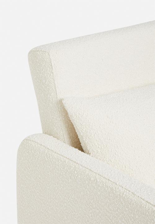 SF Collection - Santiago double sofa bed - white boucle