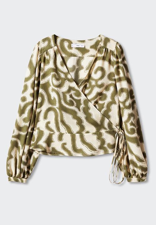 MANGO - Blouse tour - green