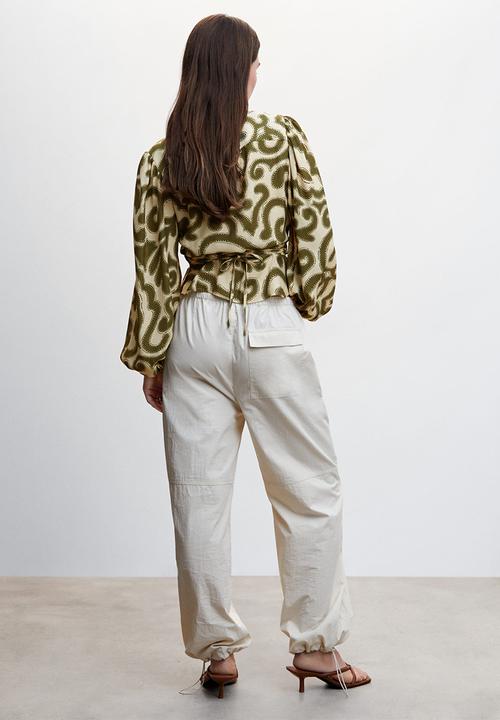 MANGO - Blouse tour - green