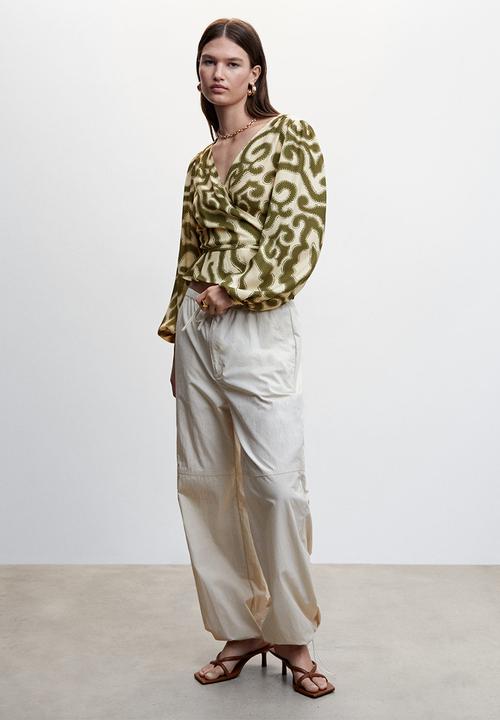 MANGO - Blouse tour - green