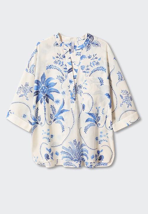 MANGO - Blouse ile - natural