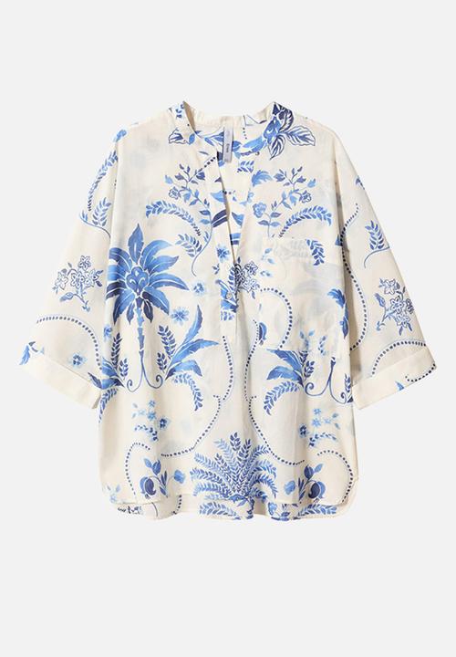 MANGO - Blouse ile - natural