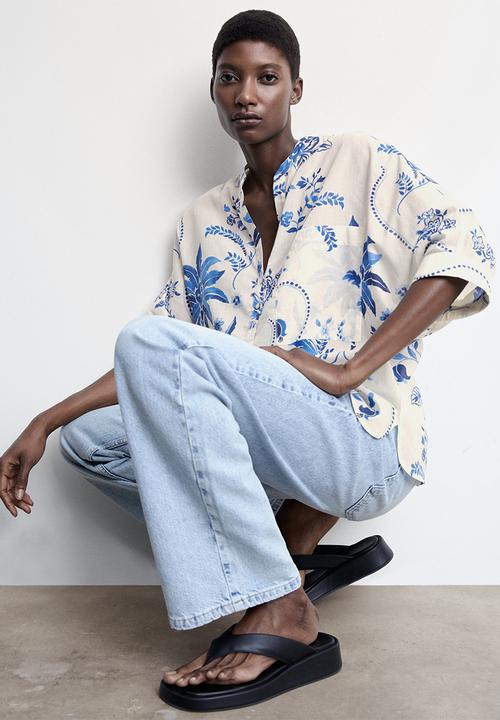 MANGO - Blouse ile - natural