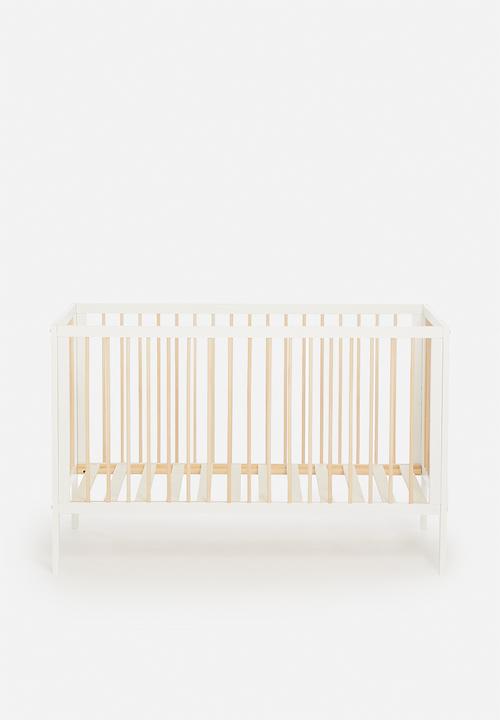 Sixth Floor - Cheshire adjustable cot - white