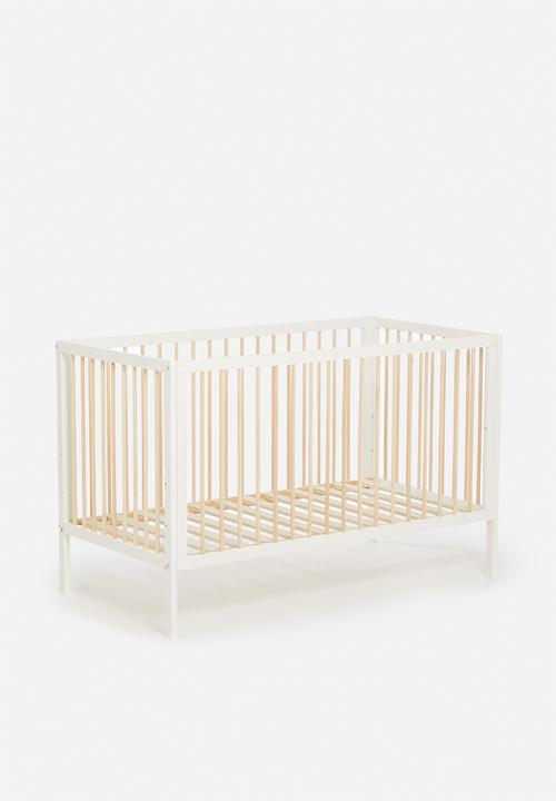 Sixth Floor - Cheshire adjustable cot - white