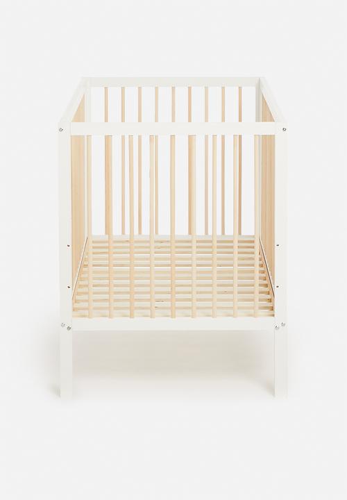 Sixth Floor - Cheshire adjustable cot - white