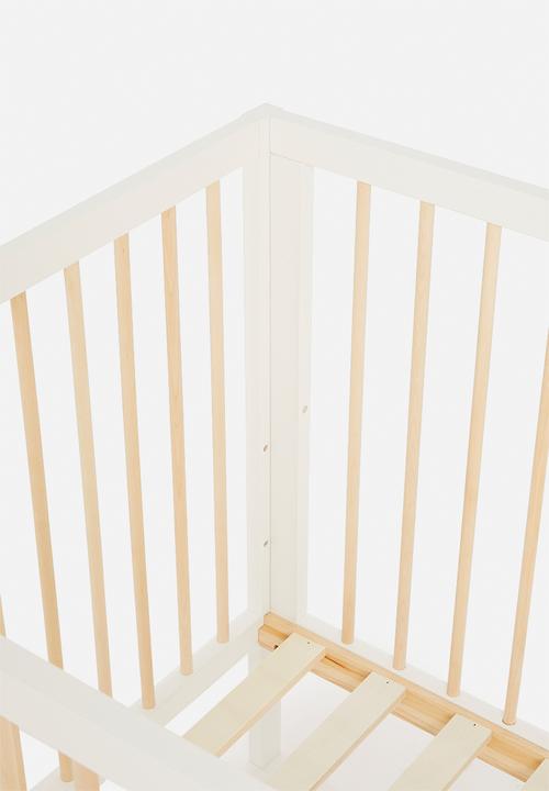 Sixth Floor - Cheshire adjustable cot - white