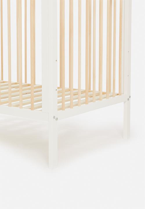 Sixth Floor - Cheshire adjustable cot - white