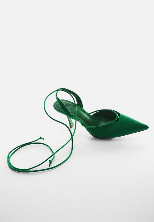 MANGO - Lau court heel - green