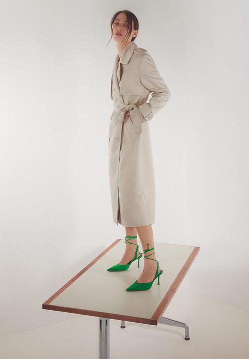 MANGO - Lau court heel - green