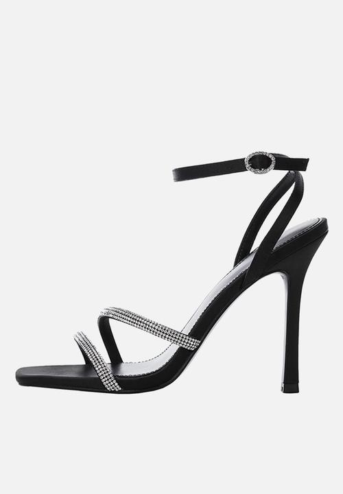 MANGO - Maybef barely there stiletto - black