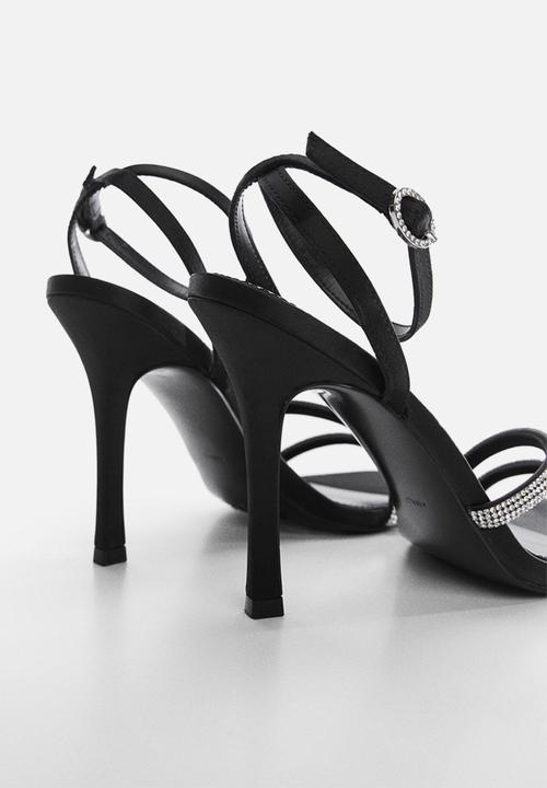 MANGO - Maybef barely there stiletto - black