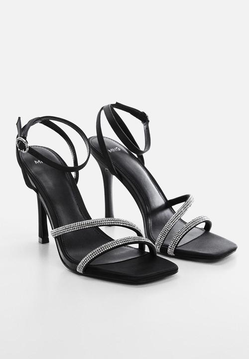 MANGO - Maybef barely there stiletto - black