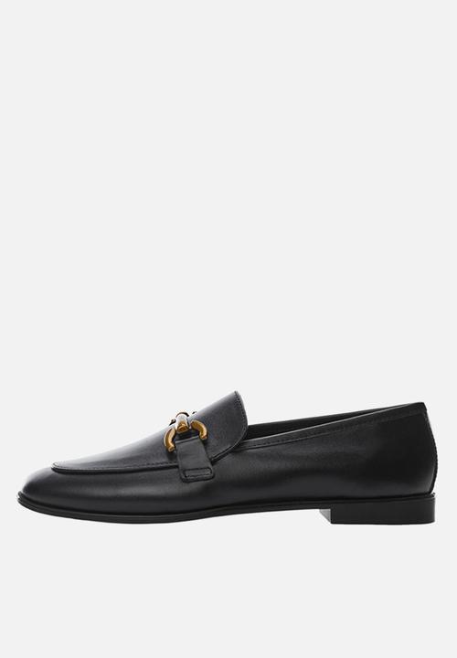 MANGO - Casino loafer - black