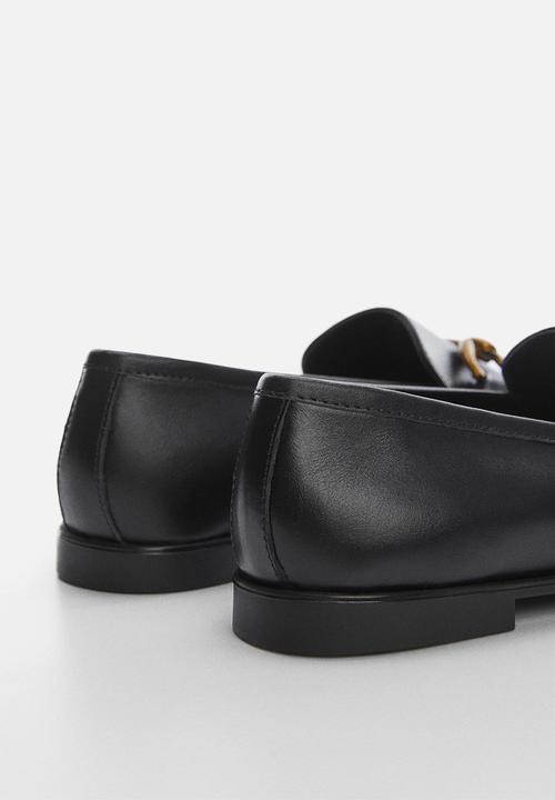 MANGO - Casino loafer - black