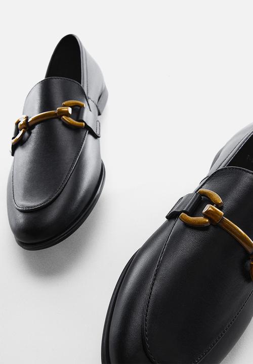 MANGO - Casino loafer - black