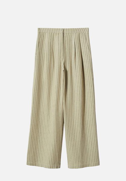 MANGO - Trousers bali - light green