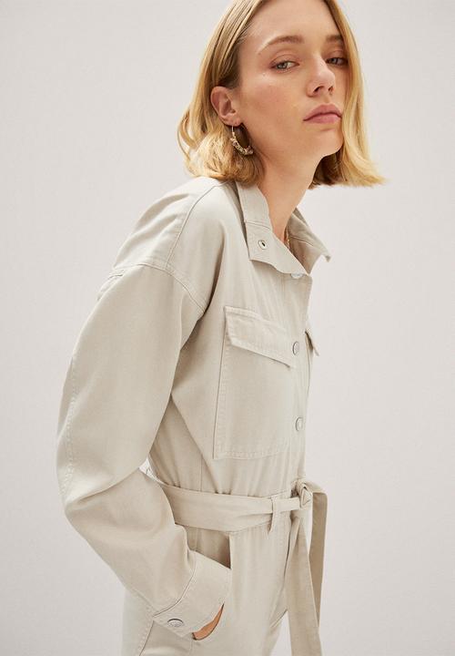 MANGO - One-piece suit harper - light beige