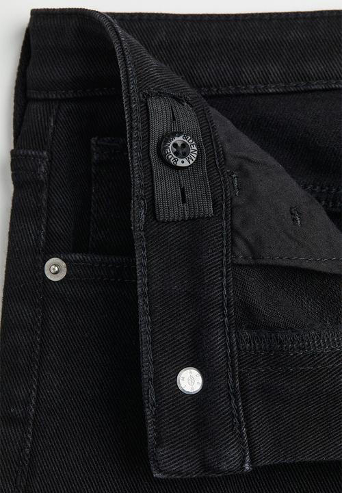H&M - Comfort stretch flare fit high jeans - black