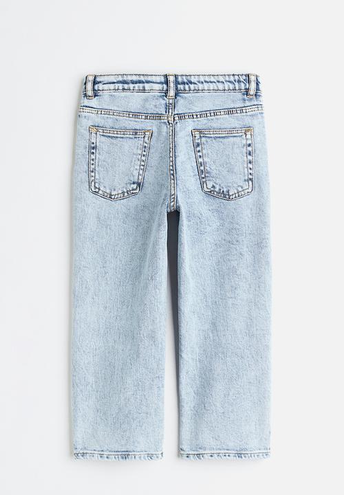 H&M - Loose fit jeans - light blue/sonic the hedgehog 
