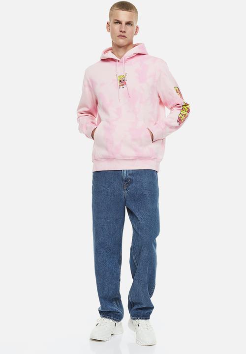 H&M - Regular fit hoodie - pink spongebob squarepants 