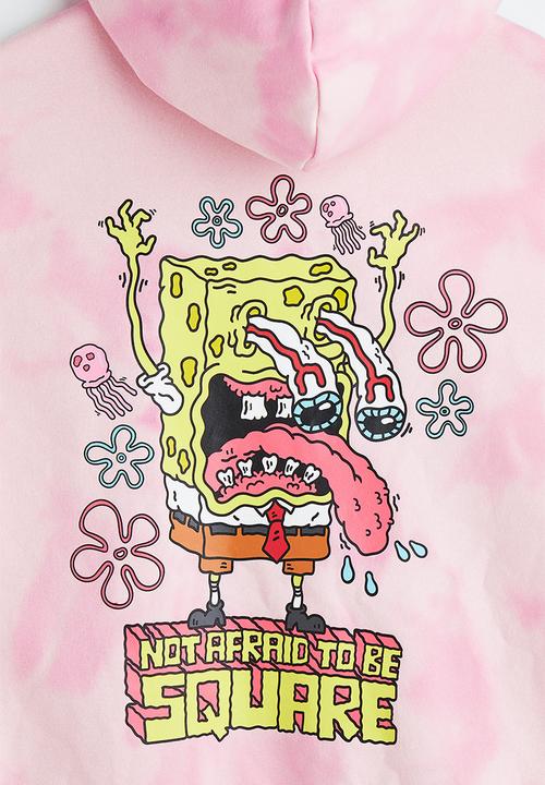 H&M - Regular fit hoodie - pink spongebob squarepants 