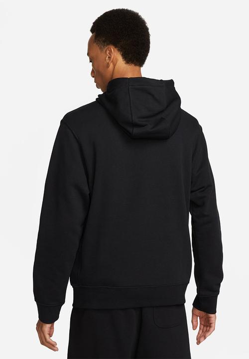 Nike - M nk club+ ft po hoodie mcf - black